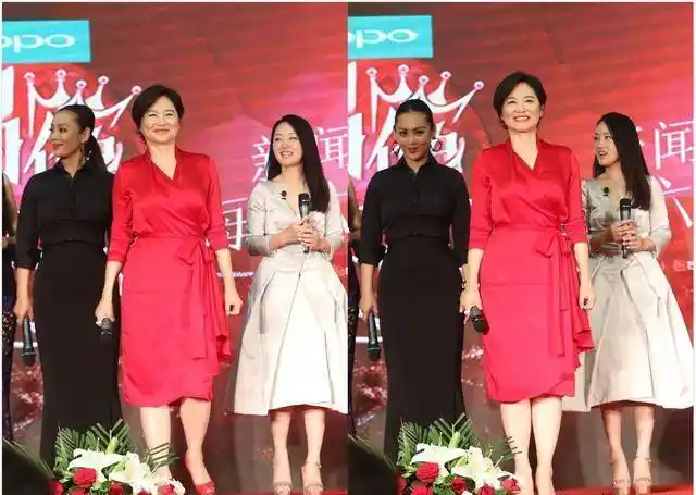 原创杨钰莹的气场还挺强的和朱茵林青霞站一起也显弱很高级