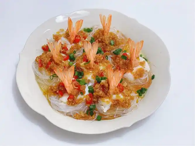 蒜蓉粉丝蒸凤尾虾
