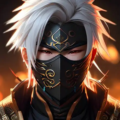 二次元头像男高冷帅气戴口罩