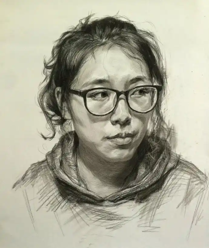 画好女青年素描头像,你要知道的几个要点!