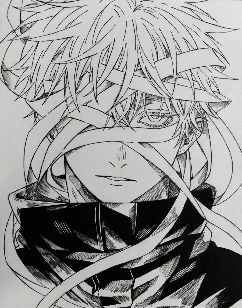 5t5~#五条悟#咒术回战#画画 - 抖音