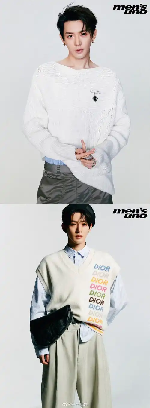 邓为风度10月刊双封面#邓为每一次的杂志时尚表现力都给人完全不一样