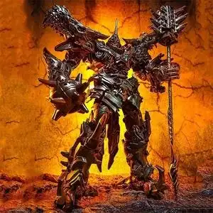 黑曼巴ls05恐龙战损钢索变形金刚儿童变形玩具电影合金放大模