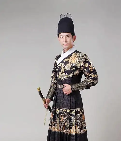 锦衣卫飞鱼服男明制汉服锦衣卫衣服男服春刀蟒袍明朝贴里秋季定制款