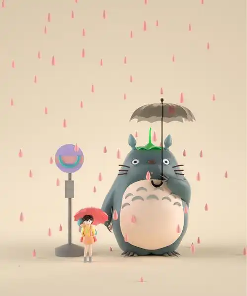 宫崎骏(龙猫)|三维|人物/生物|我系仙女_原创作品-站酷zcool