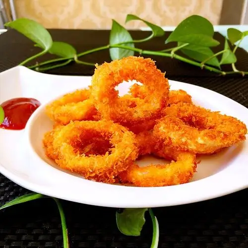 芒果布丁8080做的酥炸鱿鱼圈——好吃到停不了口