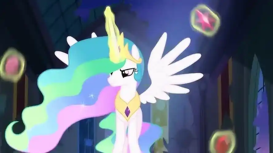 宇宙公主利用和谐之元,终于把月亮公主打败了