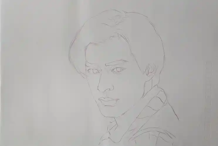 彩铅古天乐|纯艺术|绘画|w王振_原创作品-站酷zcool