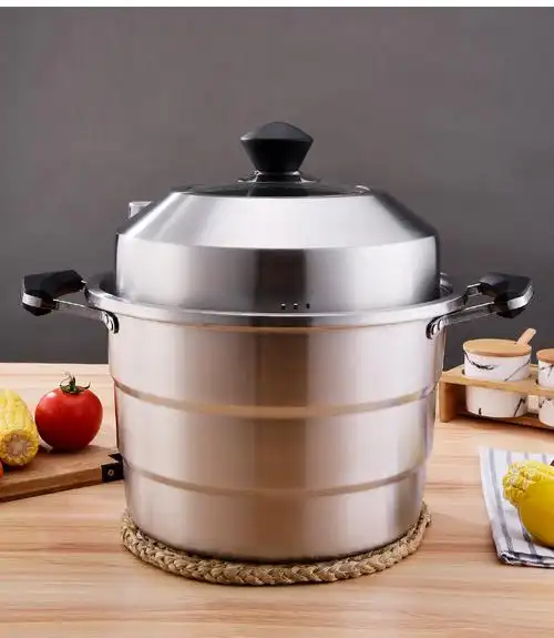 405060cm商用特大号加厚不锈钢蒸锅大容量酒店饭店食堂三层超大50cm