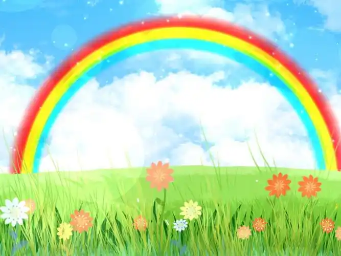 色草地幼儿园六一儿童节毕业晚会文艺汇演节目表演大屏幕舞台led背景7