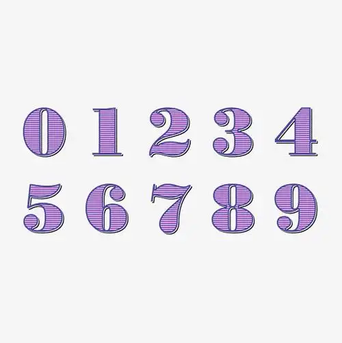 小清新创意数字字体下载_艺术字图片素材下载-字魂网