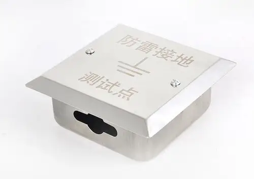 不锈钢防雷测试盒 接地测试点保护盒 防雷接地测试盒 等电位箱