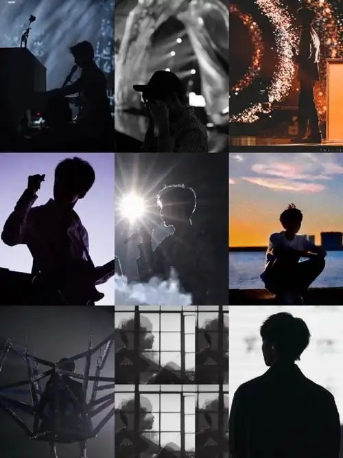 最美影子照大赛#王俊凯绝美剪影合集来了万物暗淡之时你是光的方向