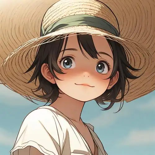 戴帽子萌娃头像