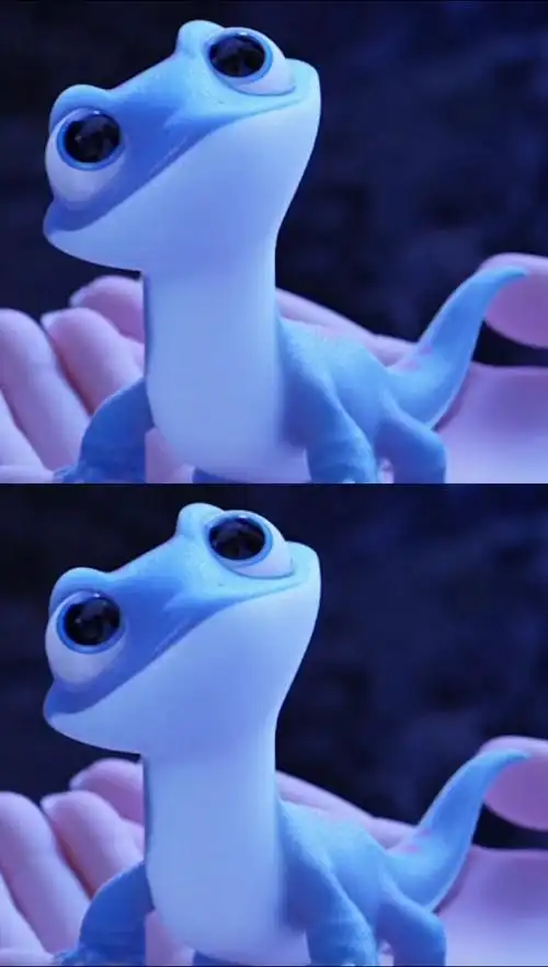 我要上热门#小蜥蜴真的是萌萌哒!#冰雪奇缘