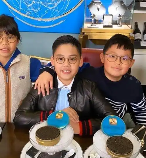 李嘉欣11岁儿子近照曝光:身高追上母亲,颜值也直追父亲许晋亨