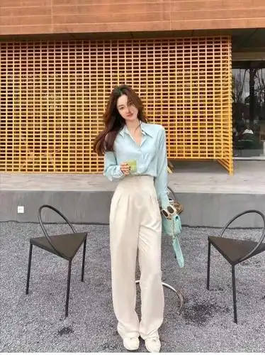 夏天衬衫搭配什么裤子好看