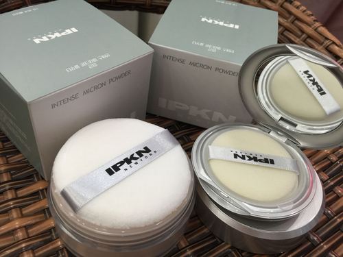 韩国专柜正品ipkn忆可恩细微控油散粉蜜粉25g 送便携粉盒粉扑定妆