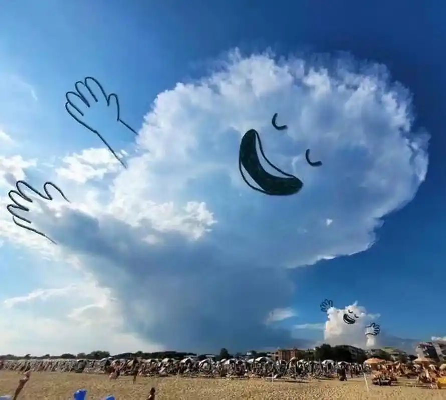 这些云朵漂亮吗?你最喜欢哪一张?