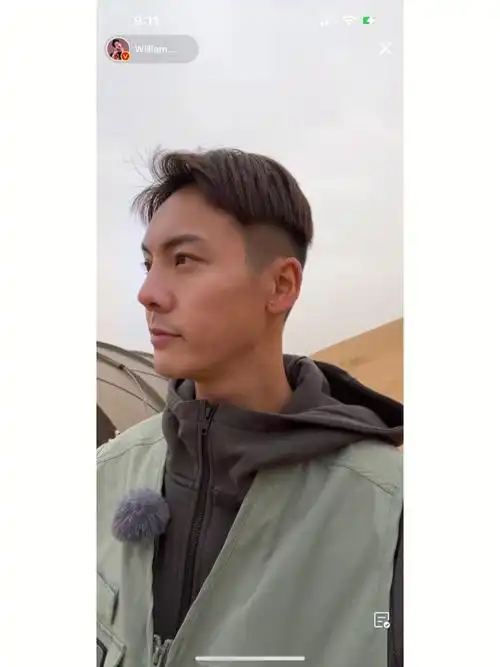 综艺节目一起露营吧陈伟霆素颜直播皮肤真好  颜值超高怎能不爱呢?