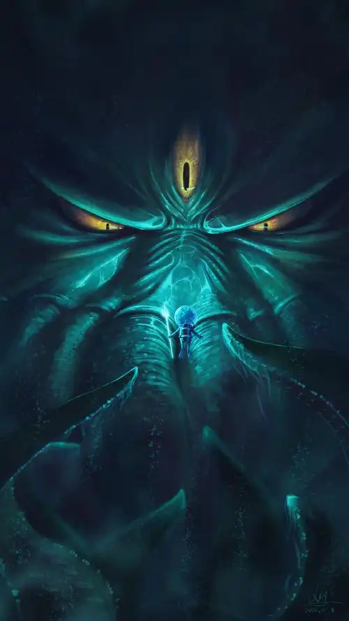 《unknown》贪婪洞窟2-克苏鲁插画