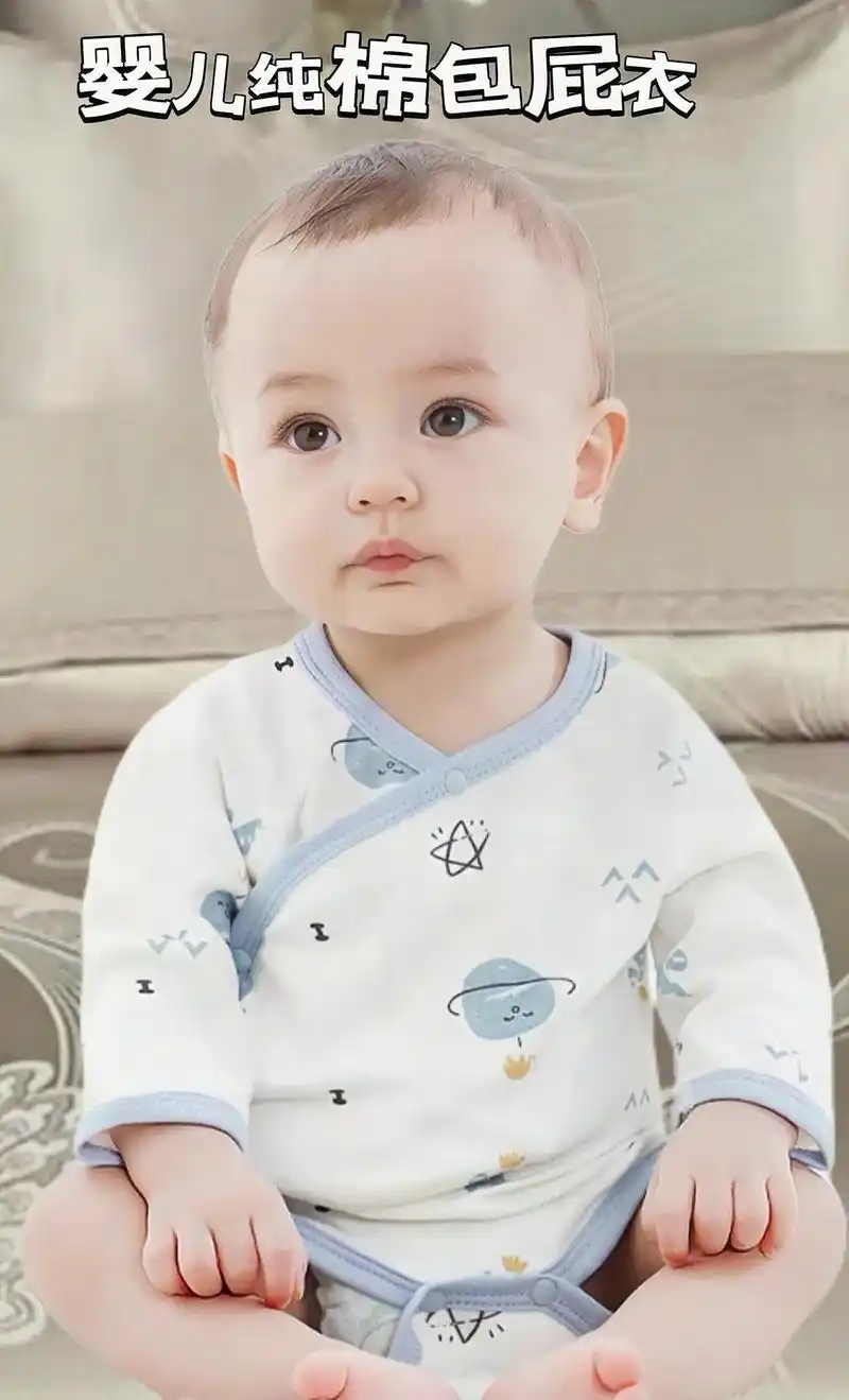 宝宝洋气连体衣 美麻们～萌娃可爱连体衣来了!面料亲肤柔软舒适