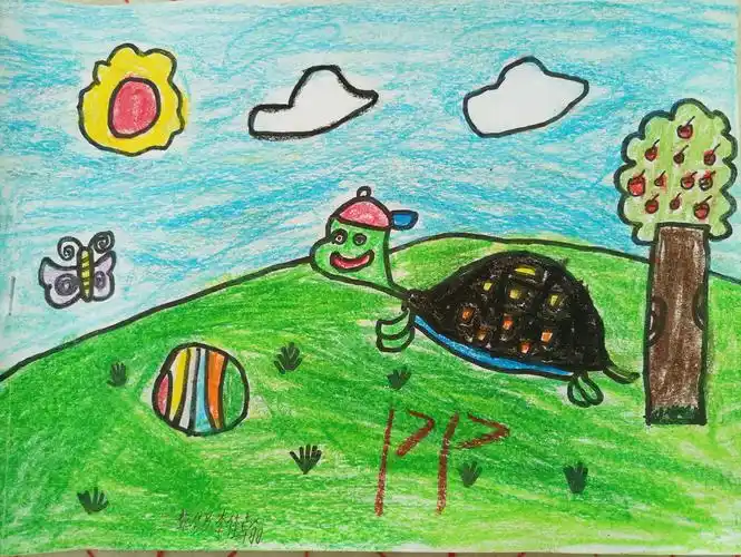 墨竹原创鹿楼小学二年级小朋友们的绘画作品