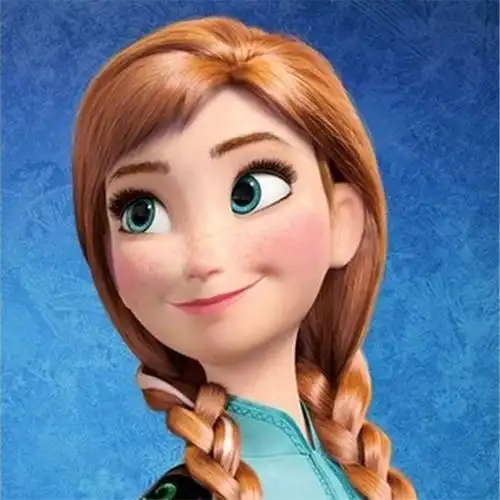 假发anna双麻花辫cosplay动漫假发cos 冰雪奇缘安娜假发