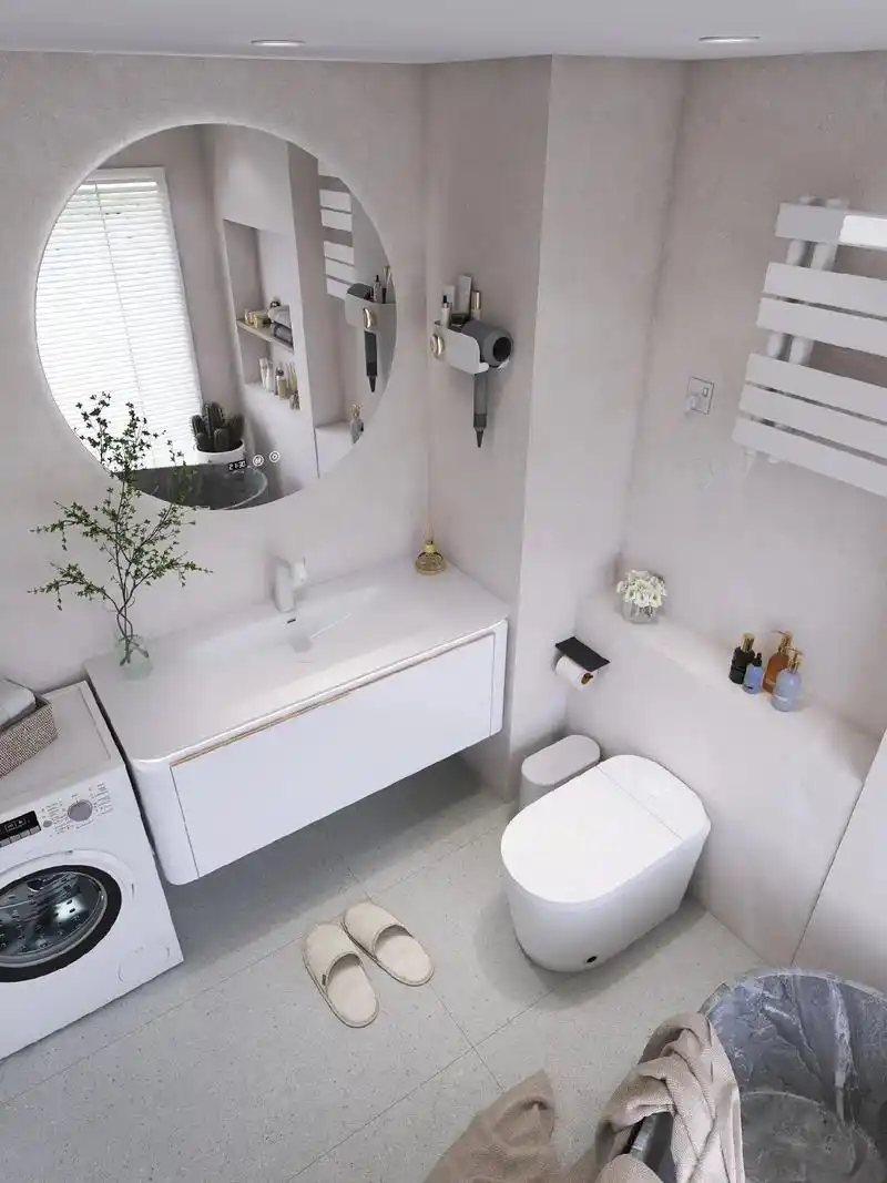 简约温润的北欧风浴室