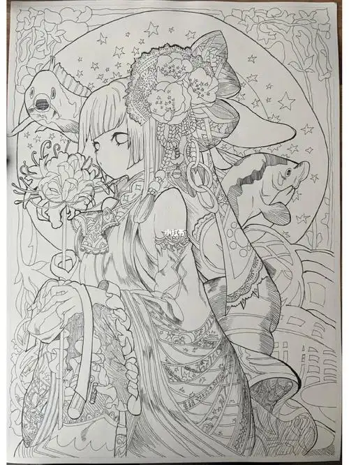 动漫手绘人物临摹