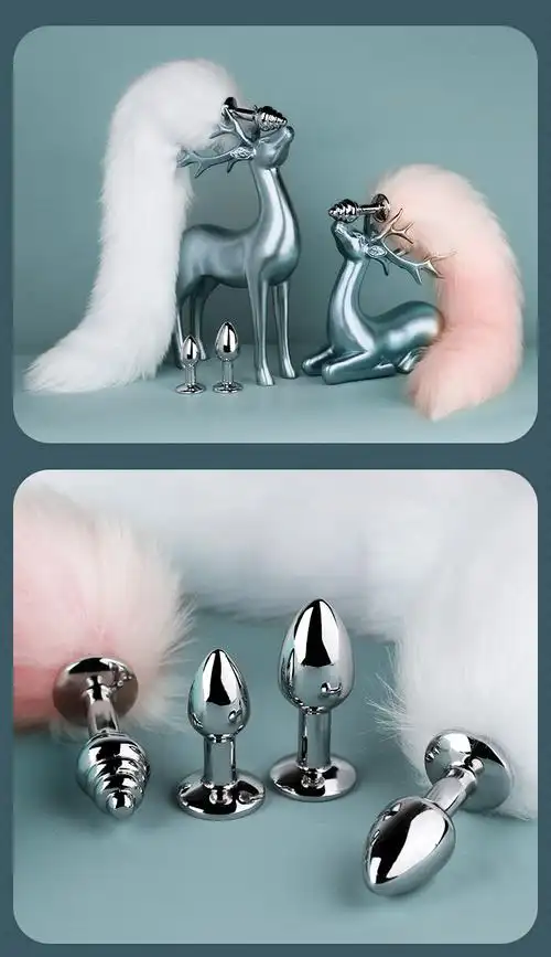 猫尾巴 后庭性道具 情趣女用品 成人女性玩具 白狐尾巴 后庭润h油200