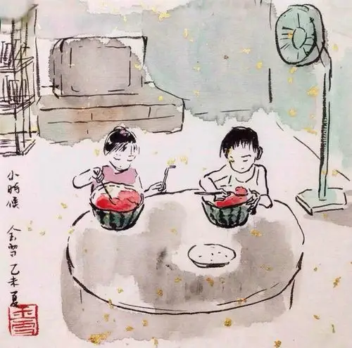 小时候的夏天记忆里的童年二