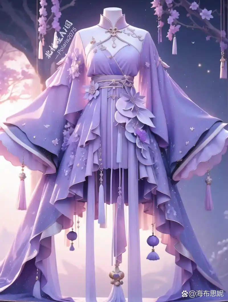 紫色系仙女裙,公主裙,骑士服,连衣裙