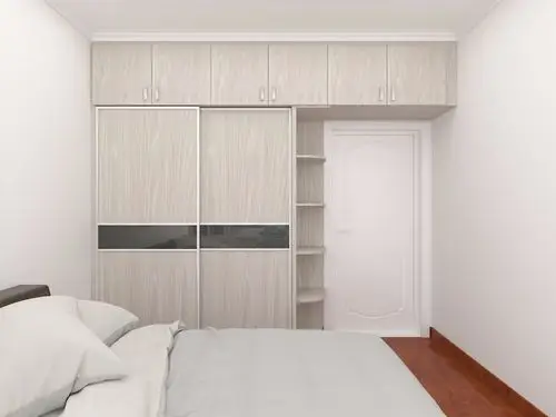 现代风格过门头移门转角衣柜