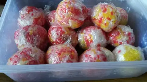 彩色糯米饭团的做法步骤