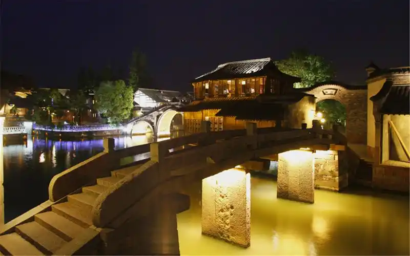 精选好看的乌镇夜景江南古镇风景高清电脑桌面壁纸下载第二辑