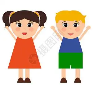 儿童矢量背景插画高清图片卡通矢量老年夫妇高清图片白色背景上的小