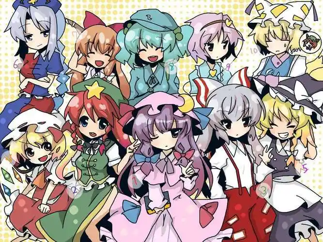 求可以做群合照的,多人数,动漫q版图片(内有例图)_你问我答网