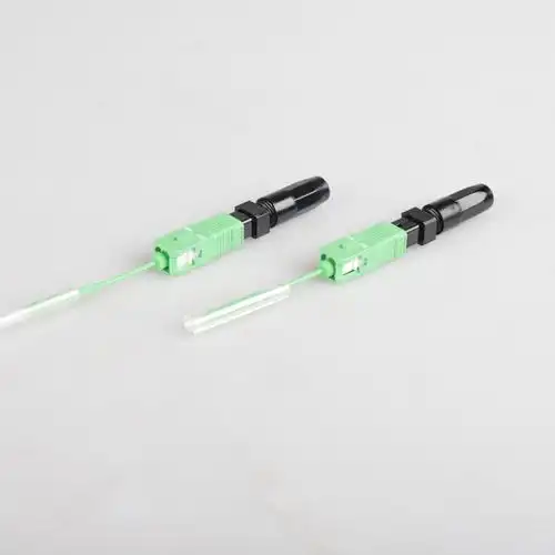 光纤快速连接器sc/upc 冷接子 sc接头皮线光纤快接 电信级-报价
