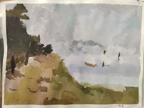 索宁画室新高二3组色彩习作