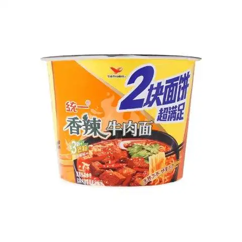 统一 大面饼香辣牛肉面 2块面饼