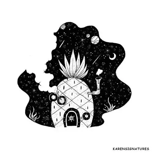 黑白风创意手绘插画 快用针管笔画起来吧-王氏教育