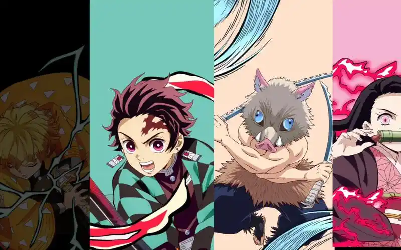 鬼灭主角三人团加祢豆子,勇闯天涯