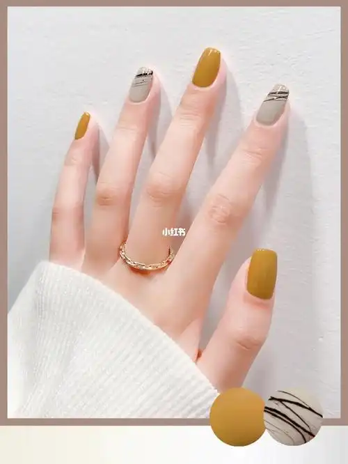 春夏美甲南瓜拔丝无敌显白