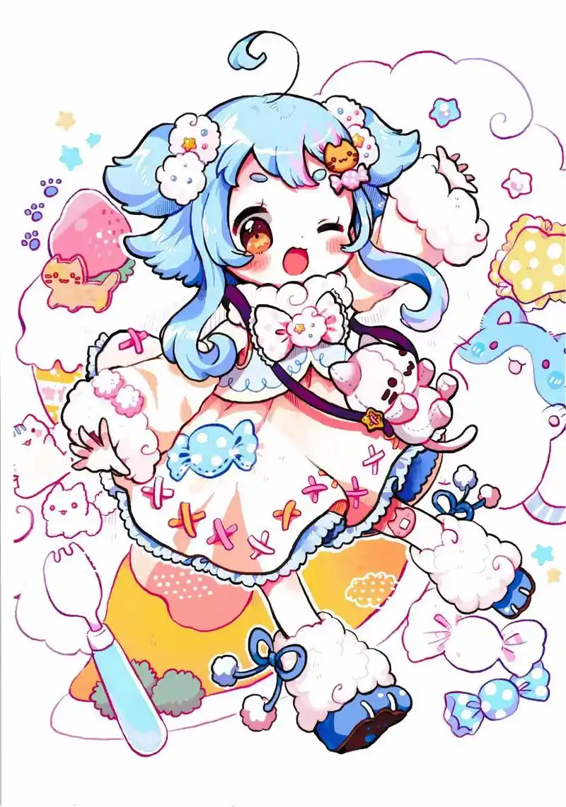 临摹素材自提~#动漫人物绘画 #二次元 #漫画女孩 #动漫 - 抖音