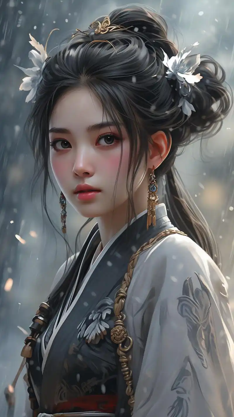 霸气女生黑色系壁纸94高冷范十足 黑色背景的壁纸真的又a又飒90!