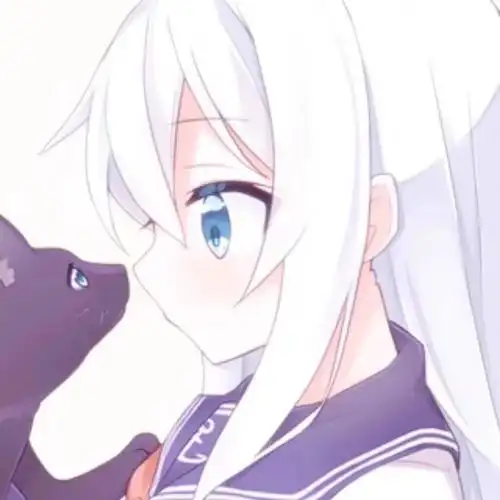 日系动漫风格情侣头像,一人一半动漫情侣头像