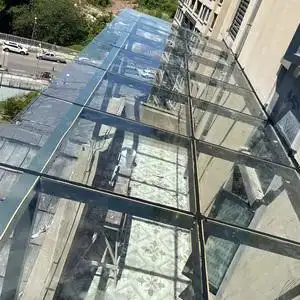 别墅钢化玻璃雨棚铝合金遮阳棚庭院子阳台露台屋檐屋顶楼顶遮雨棚