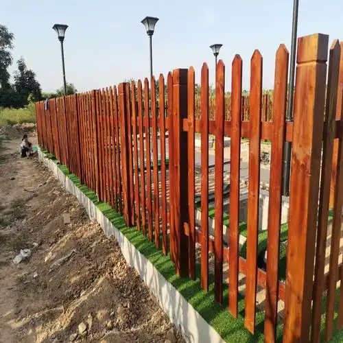 木制围栏 木头围墙 别墅木质围栏 上海 佳星图片