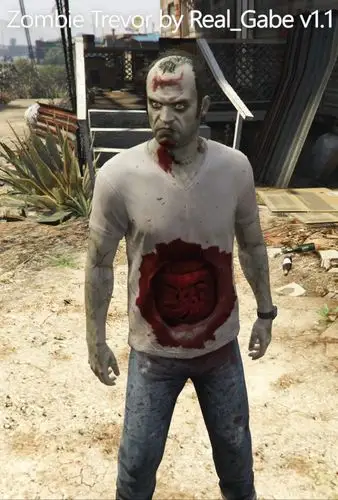 侠盗猎车5gta5pc版丧尸版崔佛mod丧心病狂小崔mod